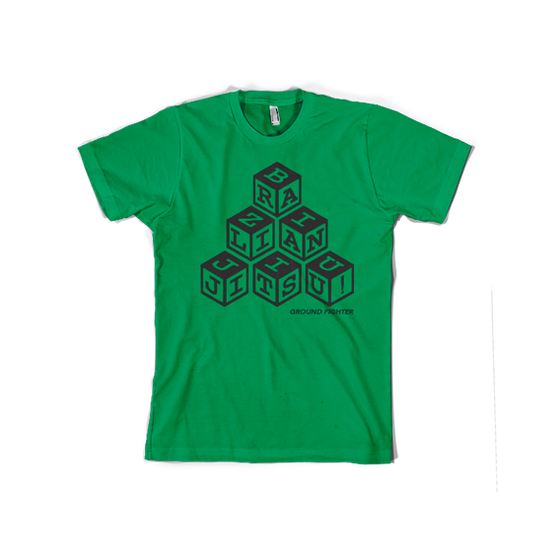 BJJ Blocks Shirt - Green (Kids)