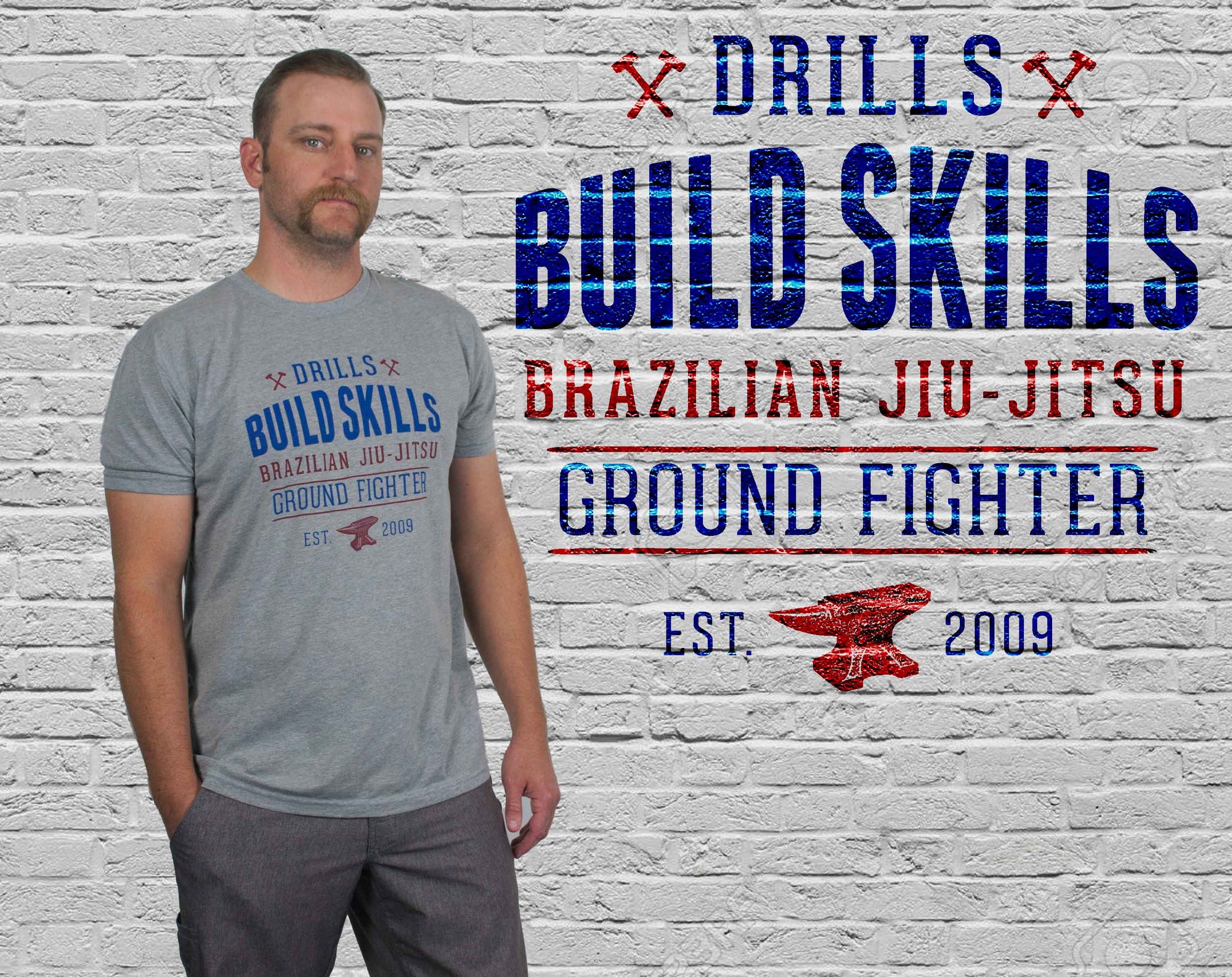 Drills Build Skills Shirt - Grey